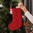 thumbnail image 5 of Lsque Ladybug Dotted Pattern 18 Inch Christmas Stockings, Festive Holiday Stocking for Christmas Decorations Holiday Decor, 5 of 7