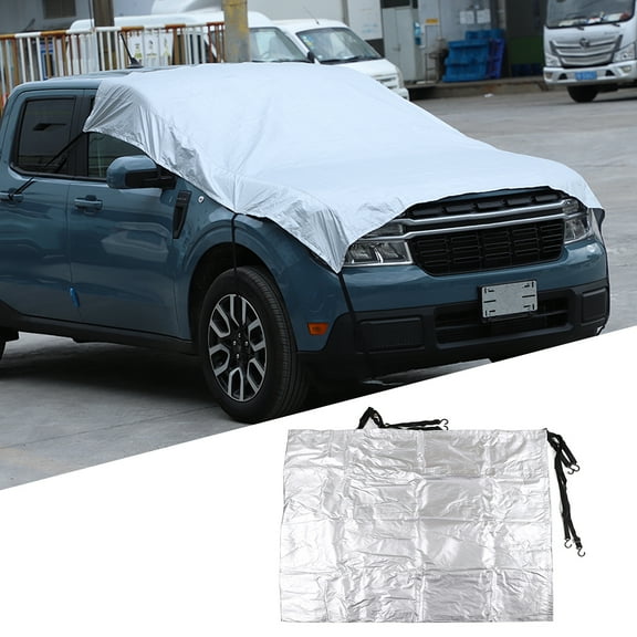 TINKI Windshield Snow Cover Compatible with Ford Maverick 2022 Waterproof/Windproof/Dustproof/Sun Protection/Car Windshield Cover Winter Summer