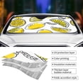 thumbnail image 5 of XMXT Car Sun Shade Windshield, Lemon Decorative Line Illustration Sunshade for Car Windshield Sun Shades for Car SUV Truck, m, 5 of 9