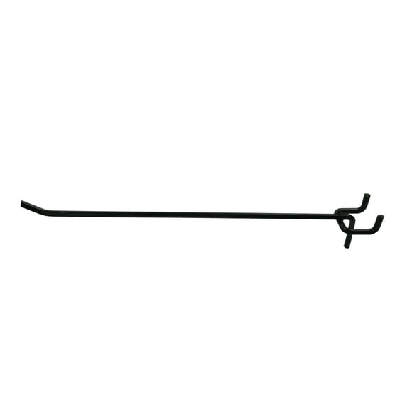 FixtureDisplays® 10PK 10" Peg Hook Pegboard Hook Pegwall Hook Wire Slatwall Hook Metal Peg Hook Metal Gridwall Hook 10308-10"-10PK
