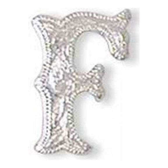 Tandy Leather Alphabet Letter F Screwback Concho 3/4" 1339-06