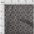 thumbnail image 2 of oneOone Cotton Cambric Black Fabric Asian Suzani Quilting Supplies Print Sewing Fabric By The Yard 56 Inch Wide, 2 of 5