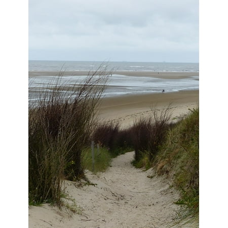 Canvas Print Coast Island Sea Beach East Frisia Breeze Horizon Stretched Canvas 10 x