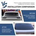 thumbnail image 4 of 2 PCS Car Rear Window Air Knife Shaped Decals, Louvers Decorative Sticker, Racing Style Fender Decal, Automotive Upgrade & Modification Accessories (Carbon Fiber) Black#Carbon Fiber 2PCS, 4 of 6