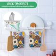 thumbnail image 4 of Yayeee Pot Holders Kitchen Heat Resistant with Pocket 7"x9.8" Cotton Oven Cooking Hot Pads, Beige Flowers, 4 of 7