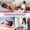thumbnail image 4 of MUSICOZY - 3D Bluetooth 5.4 Sleep Headphones, Headband Sleep Headphones for Side Sleepers, Breathable Wireless Eye Mask, for Women and Men, Travel, 4 of 11