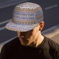 thumbnail image 5 of Classic Geometric Baseball Cap - Vintage Tribal Print, Adjustable Snapback Hat with Rustic Home Decor Style, 5 of 7
