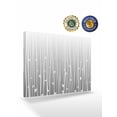 thumbnail image 2 of Gray Flower Wall Art for Living Room,Canvas Picture Wall Decor for Bathroom Bedroom,Geometric Stripe Gradient Branch Minimalist Painting Artwork for Office Kitchen Hallway Dining Room Decor 12"x16", 2 of 8