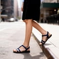 thumbnail image 6 of Women’s Comfort Sandals Lightweight Casual Walking Sandals with Adjustable Straps Cushioned Footbed & Flexible Outsole, 6 of 7