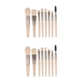 thumbnail image 1 of Jumpingount Paquete de 8 brochas de maquillaje portátiles, resistente al agua, base en polvo, maquillaje de belleza, kit de sombras de ojos, suministros de Type3 NO3 Jumpingount CBP191414, 1 of 6