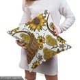 thumbnail image 4 of Ambesonne Yellow Bird Fabric by the Yard Upholstery, Chickens in Baskets, 5 Yards, Multicolor, 4 of 4