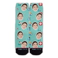 thumbnail image 2 of Function - Custom Nurse Doctor First Responder Pattern Socks, 2 of 4