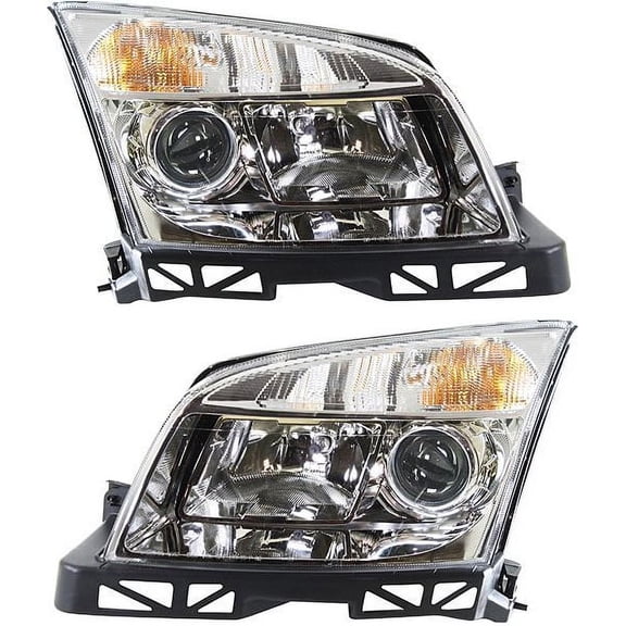 Garage-Pro Driver and Passenger Side Headlight for Mercury Milan Base Premier 2006-2009 Halogen With bulb(s) Replaces# 6N7Z13008BC 6N7Z13008AC