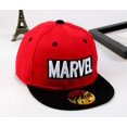 thumbnail image 1 of Gorro de béisbol de dibujos animados para niños y niñas, gorro de hip hop con borde plano, Spiderman, plantilla de dibujos animados animados, gorros de bebé de 2 a 8 años, Marvel hola suerte  unisex, 1 of 2