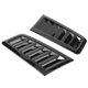 thumbnail image 5 of Rejillas de ventilación universales para capó de motor, piezas exteriores de coche para Focus RS MK2, estilo negro brillante, 2 uds. Jadeshay A, 5 of 8