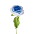 thumbnail image 1 of Artificial Rose Wool Crochet Flower Never Wither Long Lasting Flower 3D Texture Design Romantic Bloom for Mother's Day, 1 of 8