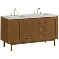 thumbnail image 3 of James Martin Vanities 545-V60D-LNO-3EJP Laurent 60" Double Basin Poplar Wood Vanity Set -, 3 of 7