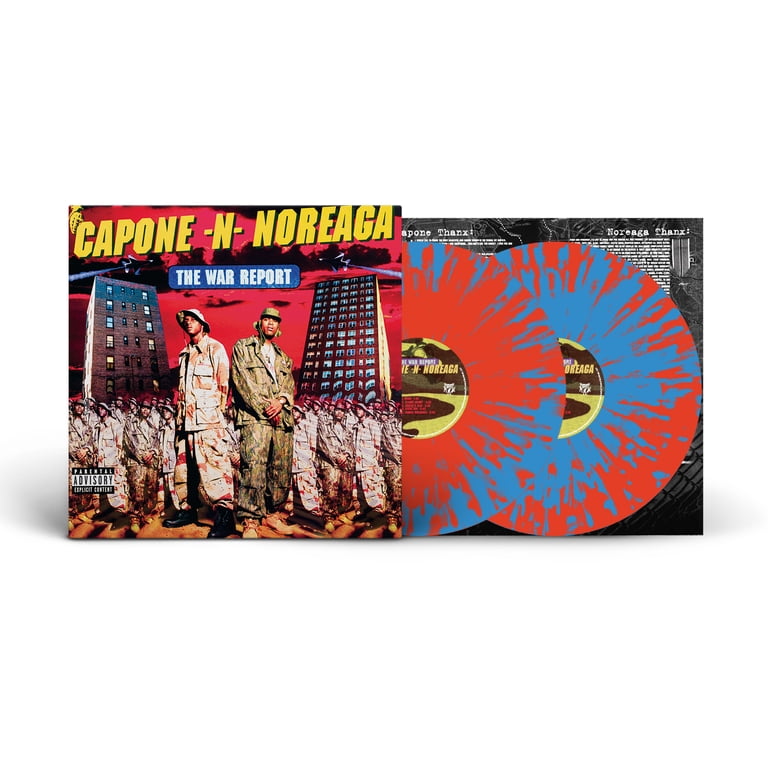 Capone-N-Noreaga - The War Report (Clear Vinyl with Red & Blue