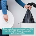 thumbnail image 6 of PSBM Black Garbage Can Liners 55-60 Gallons Heavy Duty 2 Mil Thickness 4500 Count 38 Inch x 58 Inch for High Load Commercial Waste Disposal, 6 of 6