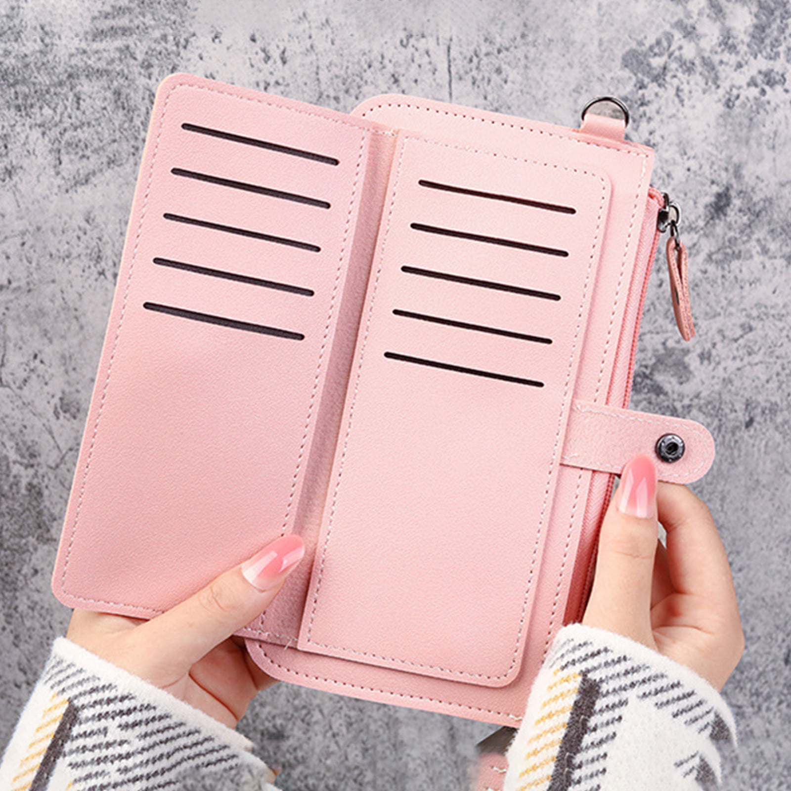 Vikakiooze Clearance Sale Womens Wallet With Slots Small Wallets For Women  Bifold Slim Coin Purse Zipper Id Card Holder 