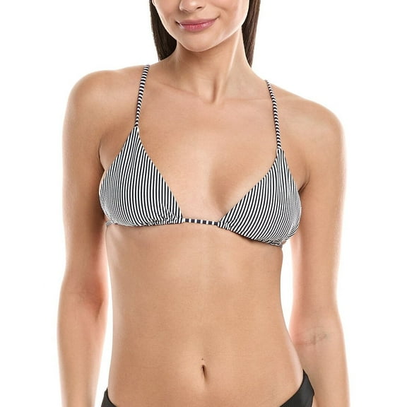 Onia womens Alexa Bikini Top, s, Blue