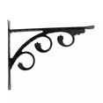 thumbnail image 3 of 10Pcs Wall Mounted L Shaped Angle Bracket Multifuntional Brace Shelf Brackets Decorative Shelf Brackets Wall Brackets S, 3 of 7