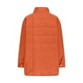 thumbnail image 7 of Womens Quilted Pullover Puffer Down Jacket Winter Warm Packable Lightweight Stand Collar Long Sleeve Coat with Pocket, 7 of 7