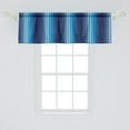 thumbnail image 2 of Ambesonne Navy Valance Pack of 2, Plaques in Blue Borders, 54"X18", Dark Blue and Pale Blue, 2 of 3