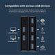 thumbnail image 5 of USB KVM Switch USB Shared Switcher 2 in 4 Out for Laptop PC Keyboard Mouse Printer USB Switch Hub Adapter USB 3.0, 5 of 5