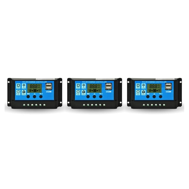 Seitruly Controlador solar Tamaño compacto Regulador de carga Panel de configuración inteligente ajustable Controladores de carga Dispositivo de control Type1 NO1