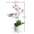 thumbnail image 5 of Decorative Real Touch Silk Orchid Bonsai, Artificial Flowers with Flower Pots Fake Flowers Arrangements for Home Wear-resistant No Withering Orchid Simulation Bonsai Flower, 5 of 8