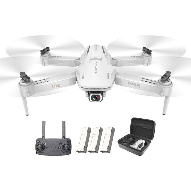 Control remoto Drone plegable Quadcopter WiFi FPV One Key Return GPS RC Drone Tmvgtek libre de BPA