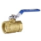 thumbnail image 1 of Válvu De Bo Amarillo De Válvu De Bo Completo De 1 Pulgada NPT Para El Aire Del Del Agua Macarena Válvula de bola de latón hembra NPT, 1 of 6