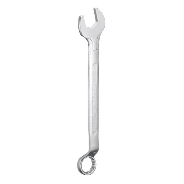 Uxcell Combination Wrench Offset 29mm 75-Degree 12-Point Box End and 15° Angled Open End Metric CR-V Steel Nickel Plated Multi-function Spanners for Mechanics DIY Enthusiasts