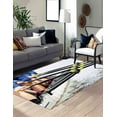 thumbnail image 5 of Water Sport Rug, Colorful Rug, Boy Room Rug, Luxury Rugs, Outdoor Rug, Sport Rugs, Canoeing Rug, Housewarming Gift Rug, Wedding Rugs, 2.6'x5' - 80x150 cm, 5 of 8