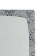 thumbnail image 3 of Ambesonne Floral Fitted Sheet, Retro Blossom Pattern Leaves, King Size, Dark Ceil Blue Pale Grey, 3 of 5