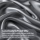 thumbnail image 3 of Juego de Sábanas de Satén BEDELITE Queen Lujo Suave Gris Oscuro 4 Piezas, 3 of 6