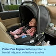 thumbnail image 5 of Graco SnugRide LX Infant Car Seat, Elko, Black, 5 of 8