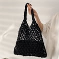 thumbnail image 4 of Bolsa De Hombro Moda verano mujer embrague malla ahueca hacia fuera el bolso de la axila para mujer (negro) Ndcxsfigh Para Estrenar, 4 of 8