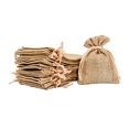thumbnail image 2 of Mandala Crafts Burlap Bags with Drawstring - 4X5 Inches Small Drawstring Pouch Set - Bulk Rustic Linen Burlap Drawstring Bags for Burlap Gift Bags Wedding Party Coffee Candy Favor Bags 20 PCs, 2 of 4