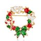 thumbnail image 1 of Yuarrent Decorado Árbol de Navidad Botas de Papá Noel Muñeco de nieve Campana Broche Bufanda Collar Solapa Broche de Navidad Regalo de niña Kits de decoración para fiestas No.03 Yuarrent JR0793-03, 1 of 6