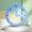 Blue, variant on 3-Pack 360° Rotating Protractors for Geometry, Durable Plastic Angle Ruler with Dual Scale