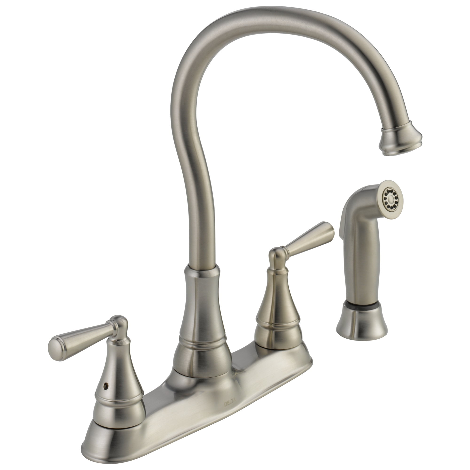 Delta 21977LF Brilliance Stainless Griffen Kitchen Faucet - Walmart.com ...