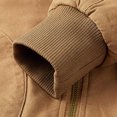 thumbnail image 3 of Dvprdro Jackets for Men Man Solid Color Leisure Pocket Zipper Hooded Long Sleeves Jacket Loose Coat, 3 of 5