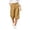 Gold, variant on Solid Color High Waist Culottes Shorts with Pockets Zip Fly Wide Leg Casual Wear