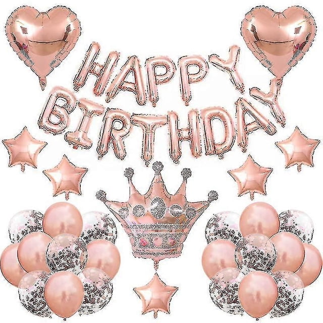 Rose Gold Wedding Birthday Party Balloons Party Dcor - Pink