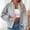 Gray, variant on Goodtrade8 Womens Coats Lightweight Zip up Bomber Jackets Long Sleeve Solid Color Casual Crew Neck Tops for Women 2025