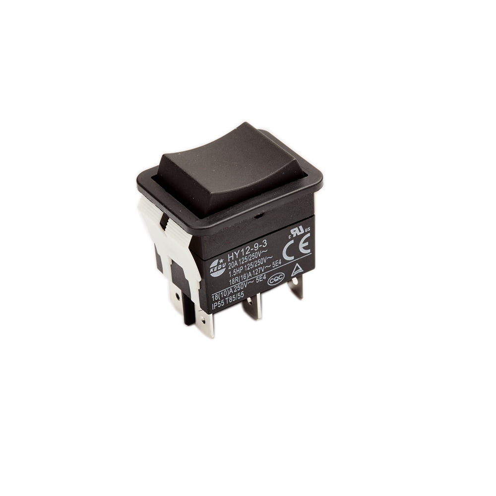 1pcs HY12-9-3 6Pins Industrial Electric Rocker Switch 125V Push Button Switches