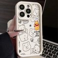 thumbnail image 3 of Disney Winnie Case for Samsung Galaxy S23 S22 S21 Ultra Plus S20 FE A54 A53 A52 A52S A51 A50 A50S A34 A33 A32 5G 4G Soft Cover, 3 of 5