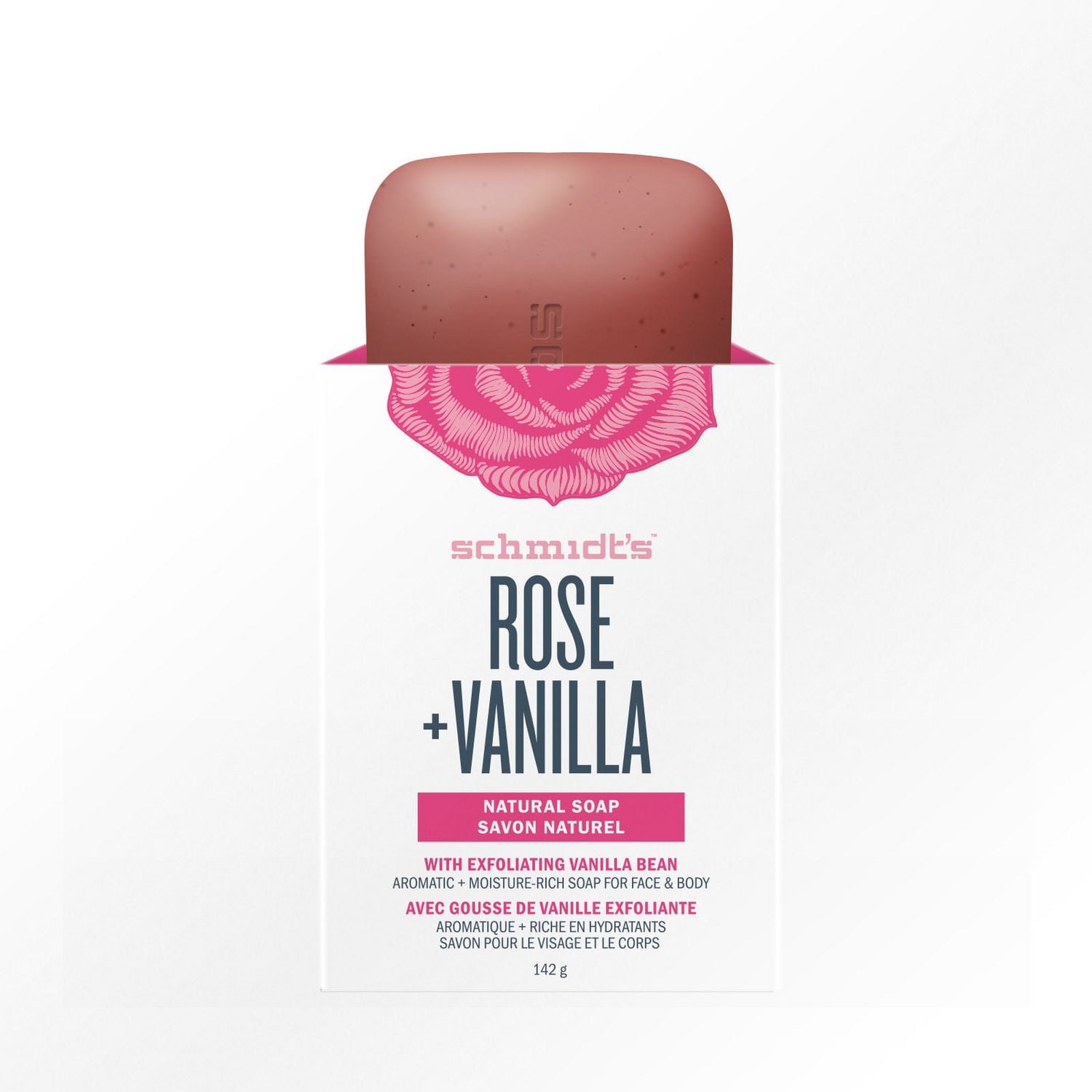 Schmidt's Rose & Vanilla Natural Bar Soap